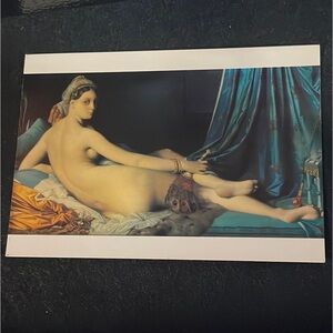 La Grande Odalisque Art Print Postcard